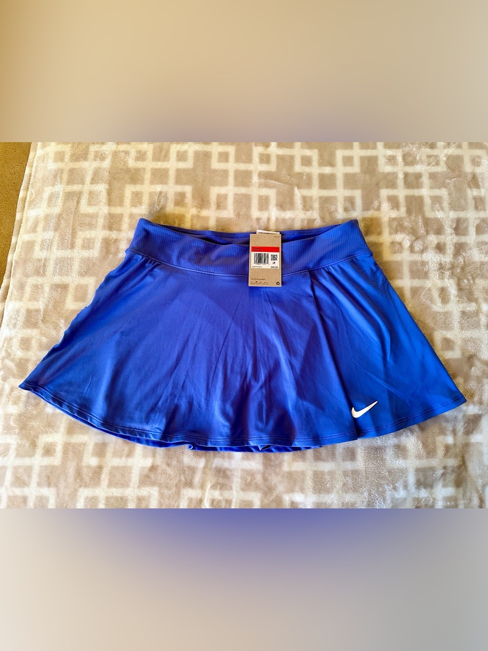 Nike Blue Athletic Skort with White Swoosh